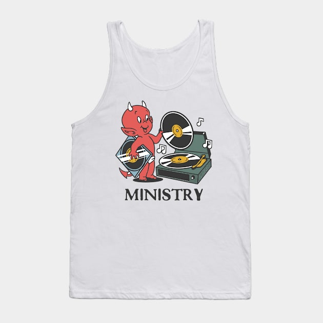 ministry devil record Tank Top by mantaplaaa